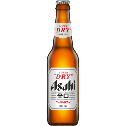 Asahi Super Dry 5% 330ml Bottle