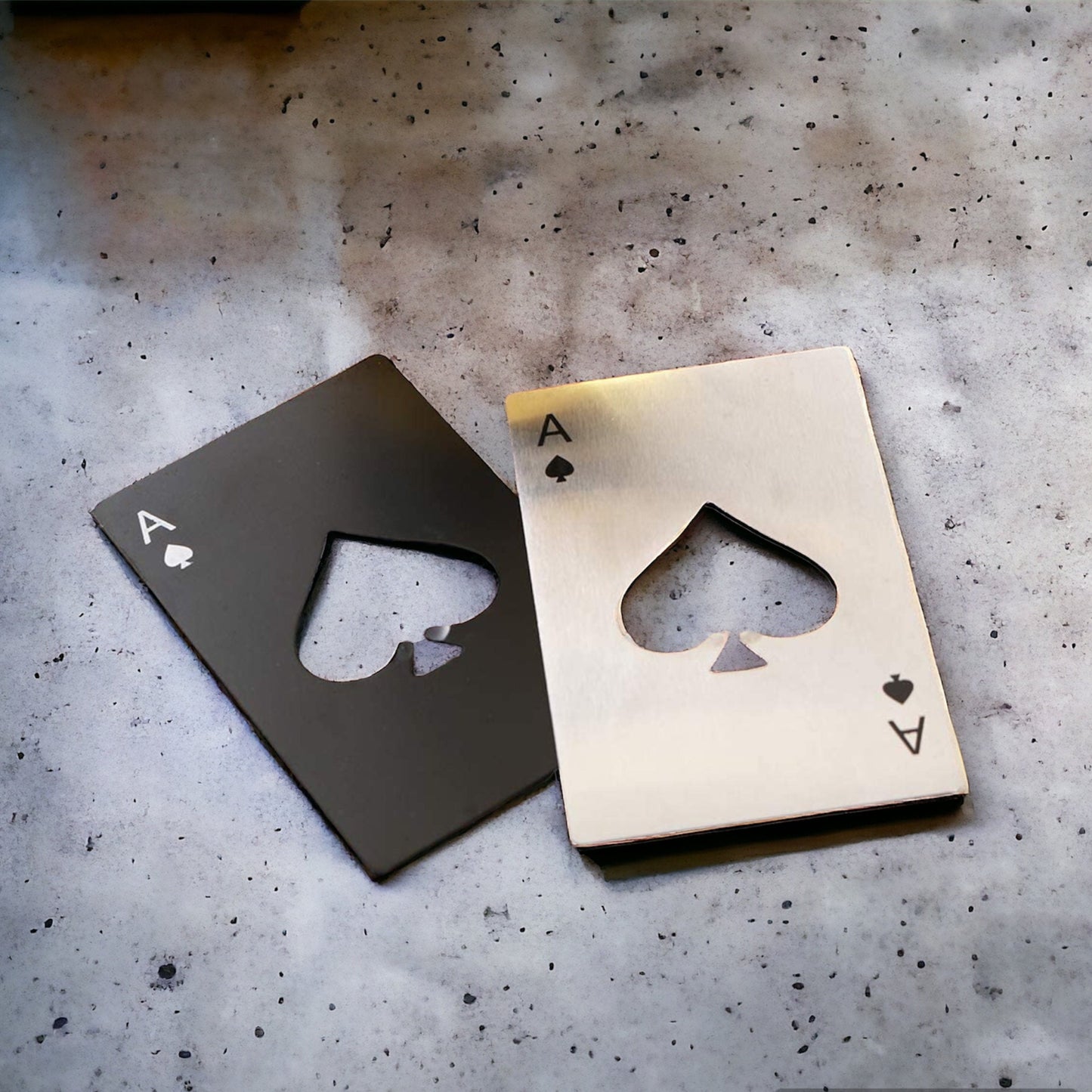 Playing Card Shaped Bottle Opener Keychain