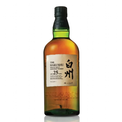 Hakushu Aged 25 Years Single Malt Japanese Whisky 43% 700ml