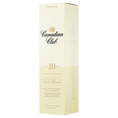 Canadian Club 20 Year Old Blended Canadian Whisky 40% 750ml