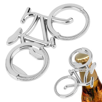 Bicycle Shaped Bottle Opener Keychain