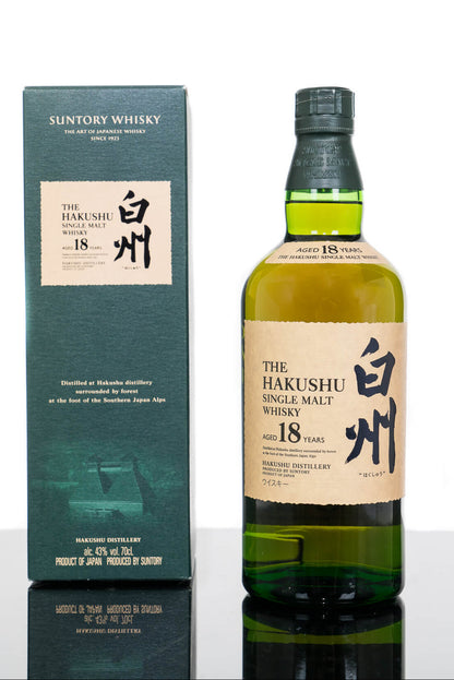 Hakushu Aged 18 Years Single Malt Japanese Whisky 43% 700ml