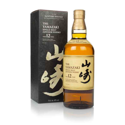 Yamazaki Aged 12 Years Single Malt Japanese Whisky 43% 700ml