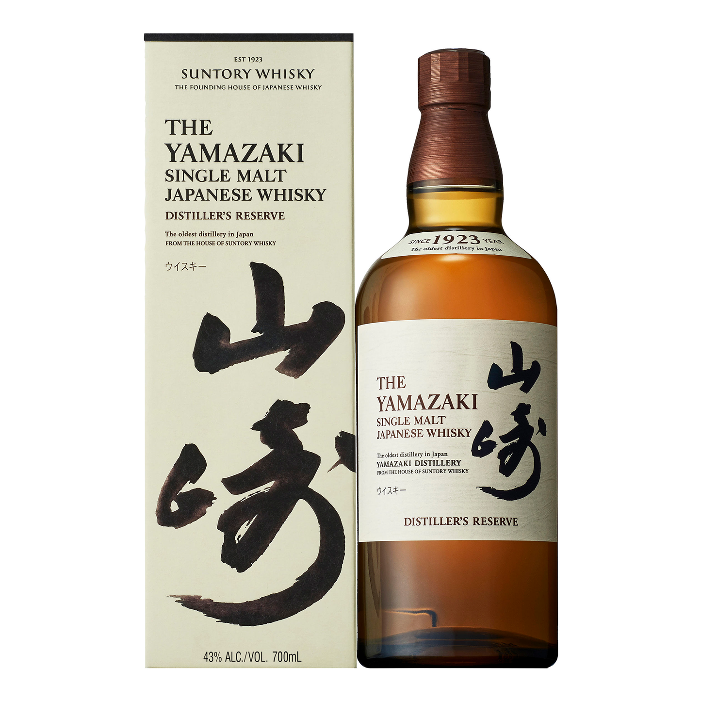 Yamazaki Distiller's Reserve Single Malt Japanese Whisky 43% 700ml