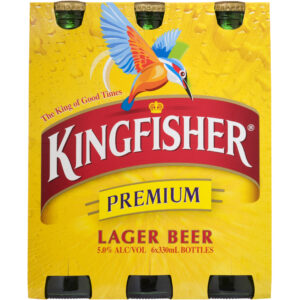 Kingfisher Lager 330ml 6pk Bottle