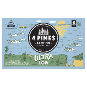 4 Pines Ultra Low 330mL 6 x 4 Pack Bottle