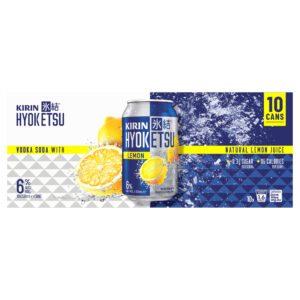 Kirin Hyoketsu Vodka Soda Lemon 330mL Can 10 Pack