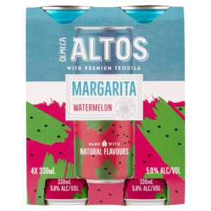 Altos Margarita Watermelon 330ml 4 Pack Bottle