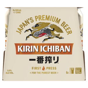 Kirin Ichiban 500mL Can 6 Pack