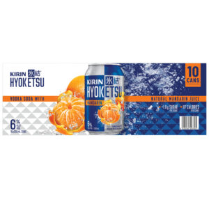 Kirin Hyoketsu Mandarin Vodka Soda 330mL Can 10 Pack