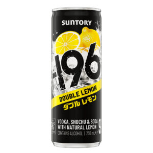 Suntory -196 Double Lemon 250ml Extra Strong 9% ABV Single Can