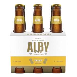Alby Crisp Lager 330mL Bottle