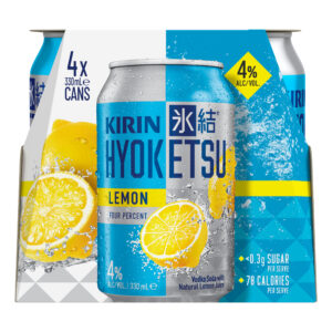 Kirin Hyoketsu Lemon 4% 330mL Can 4 Pack