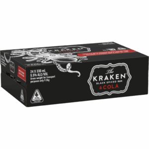 Kraken Spiced Rum & Cola 330ml 24pk Can
