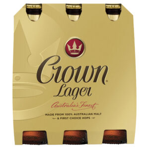 Crown Lager 375ml 6 Pack Bottle