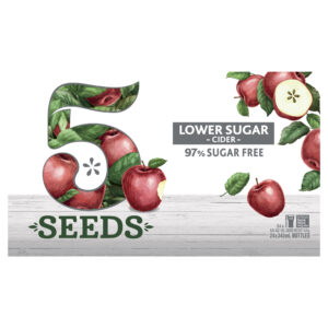 5 Seeds Low Sugar Cider 345mL 24 Pack Bottle