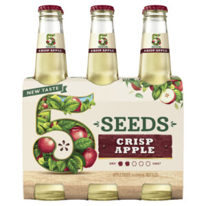 5 Seeds Crisp Apple Cider 345mL 6 Pack Bottle