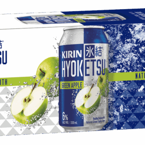 Kirin Hyoketsu Vodka Soda Green Apple 330mL Can 30 Pack