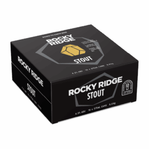 Rocky Ridge Stout 375ml Can 16 Pack