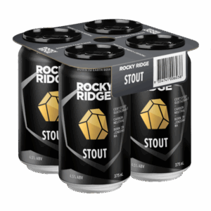 Rocky Ridge Stout 375ml Can 4 Pack
