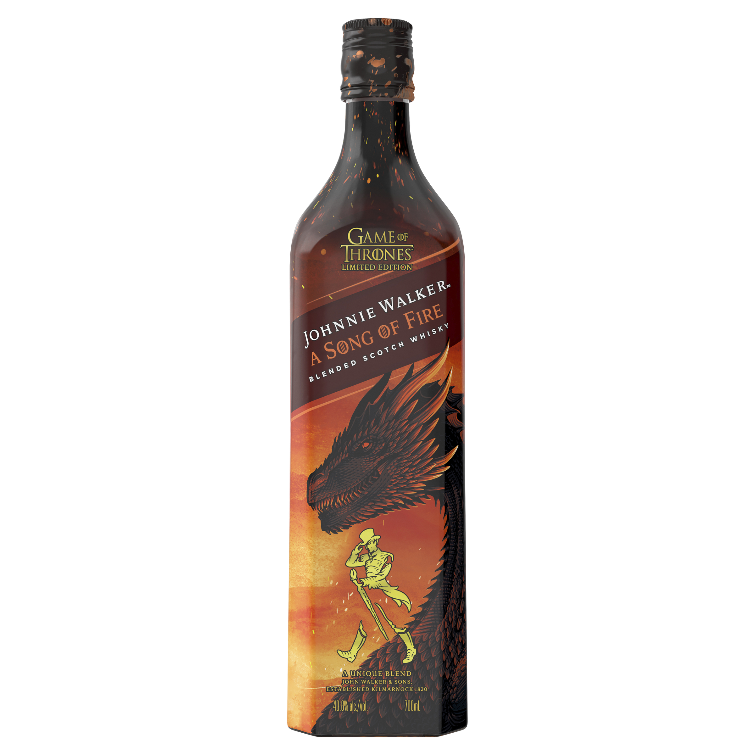 johnnie walker a song of fire blended scotch whisky 700ml