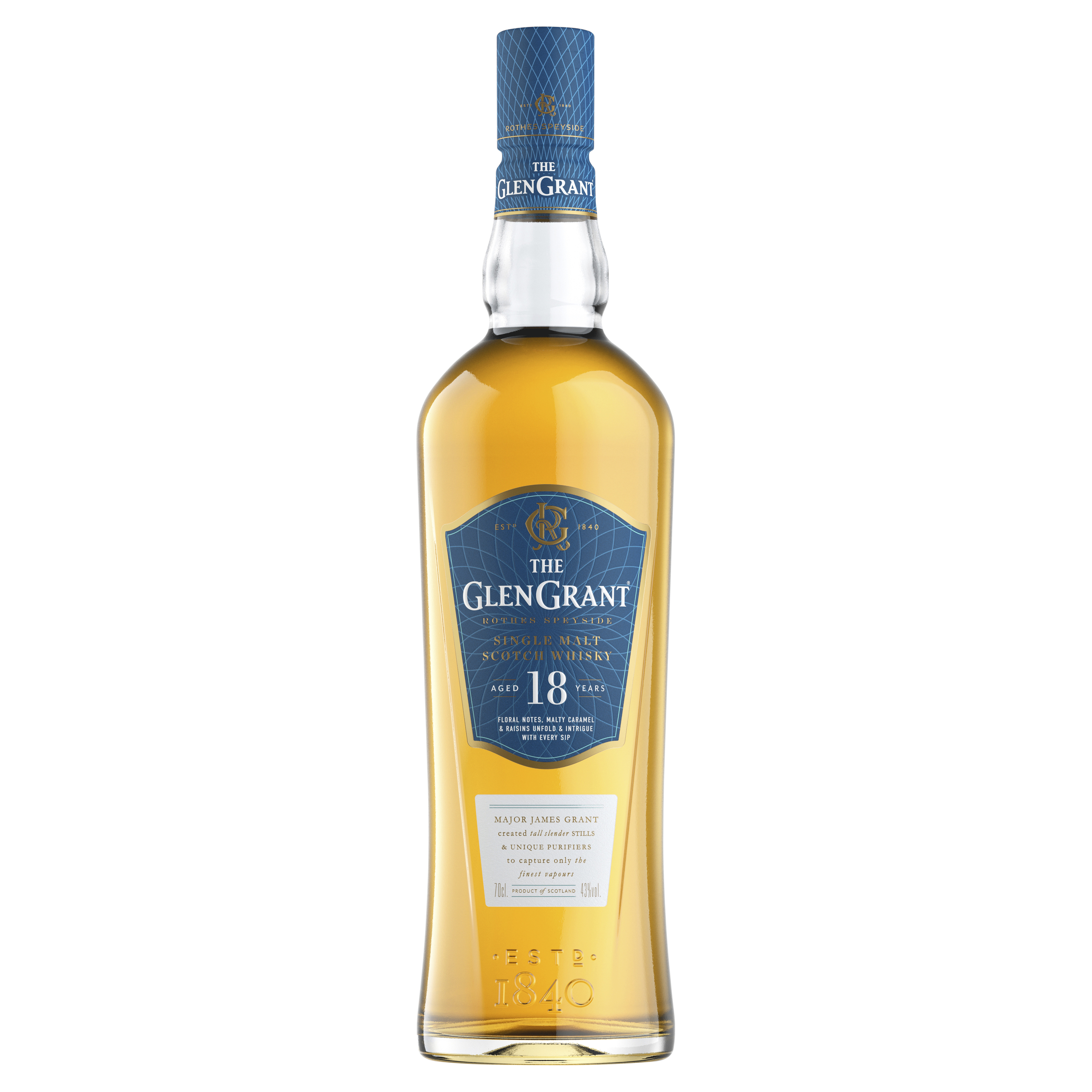 the glen grant 18 year old single malt scotch whisky 700ml