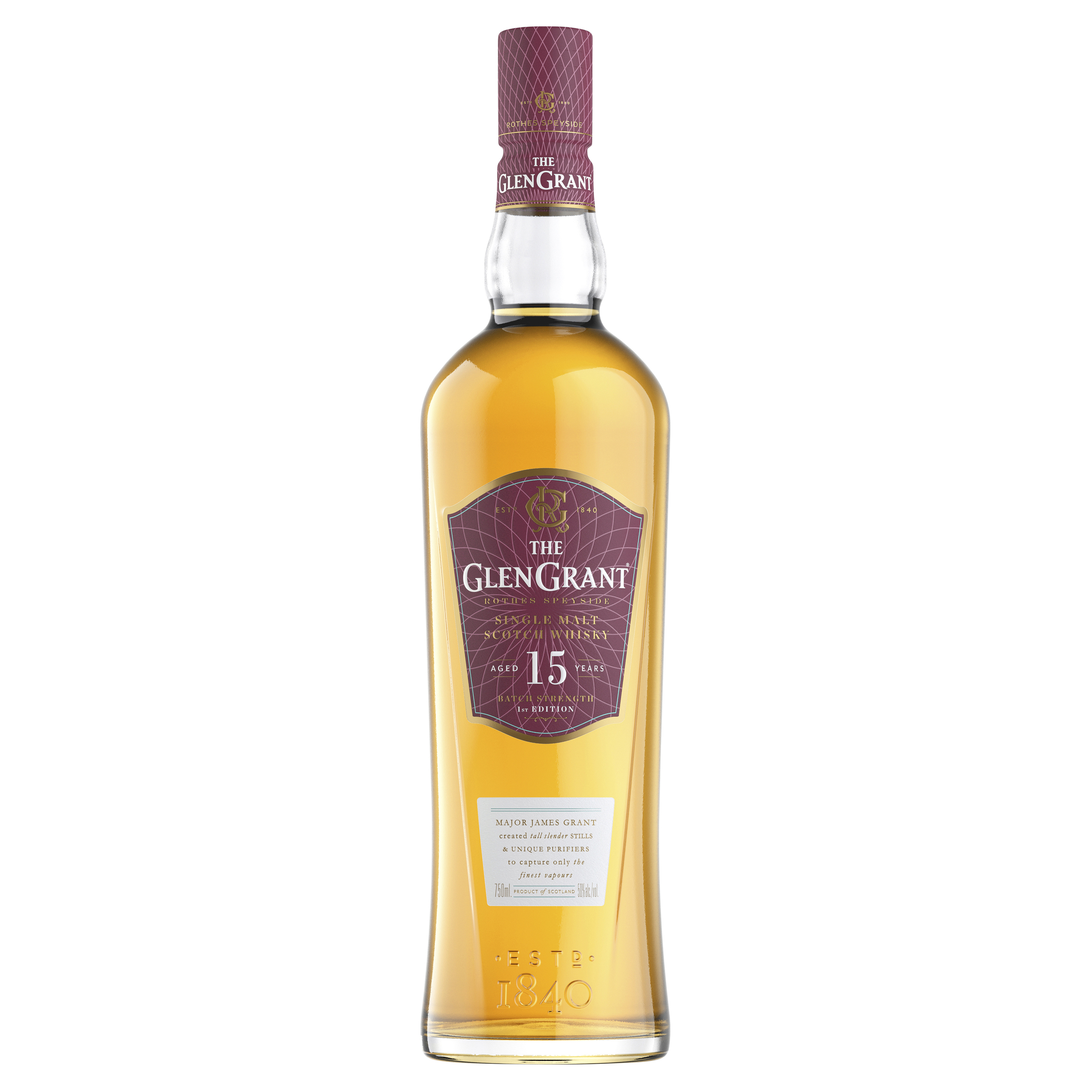 the glen grant 15 year old single malt scotch whisky 700ml