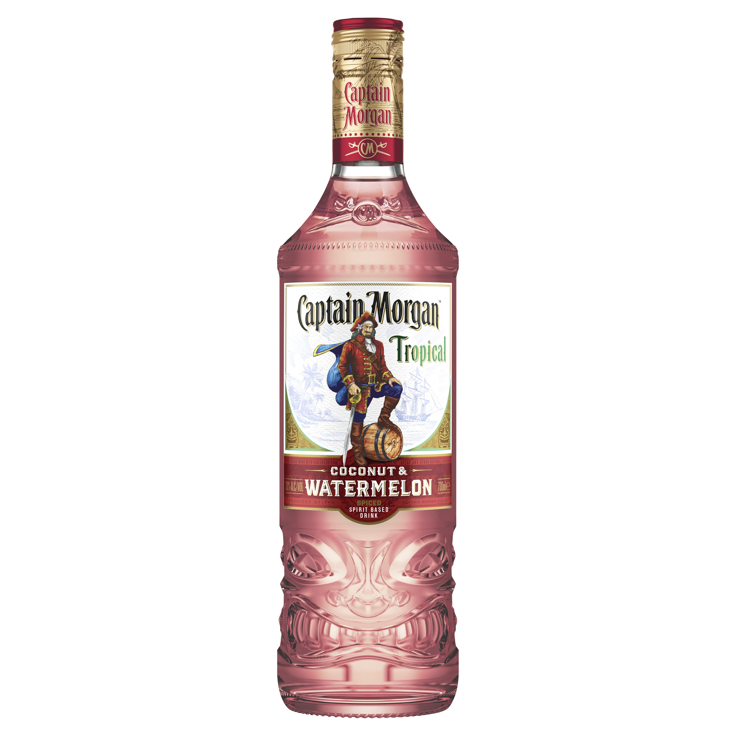 captain morgan tropical coconut & watermelon 700ml