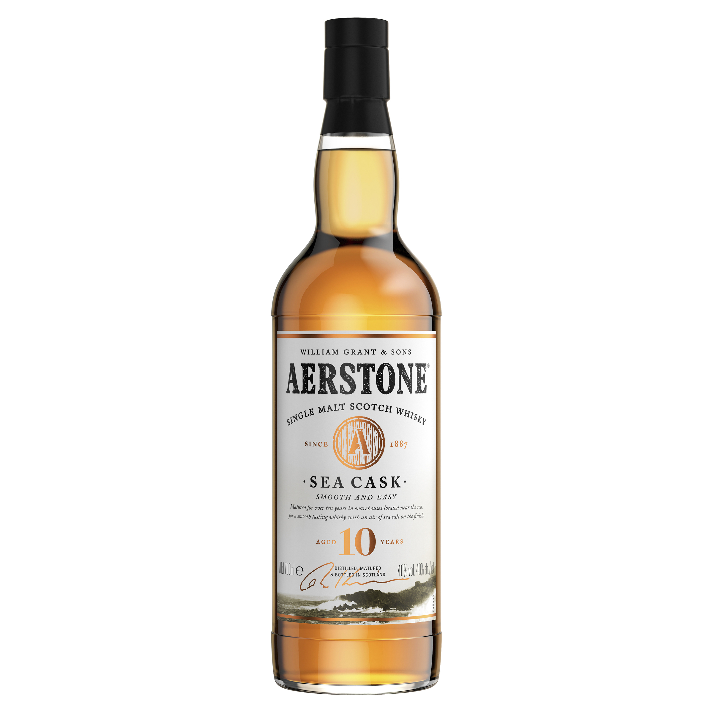 aerstone sea cask 10 year old single malt scotch whisky 700ml
