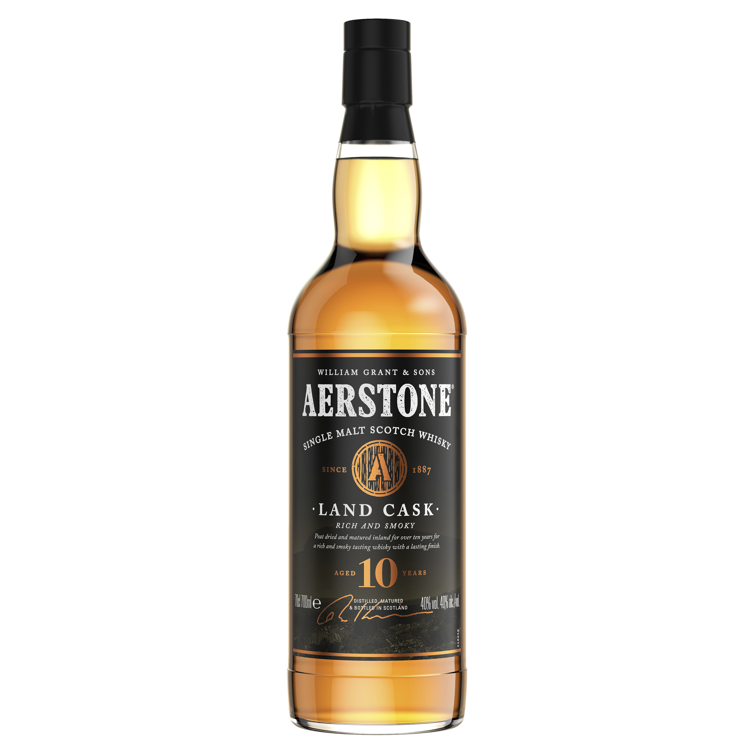aerstone land cask 10 year old single malt scotch whisky 700ml