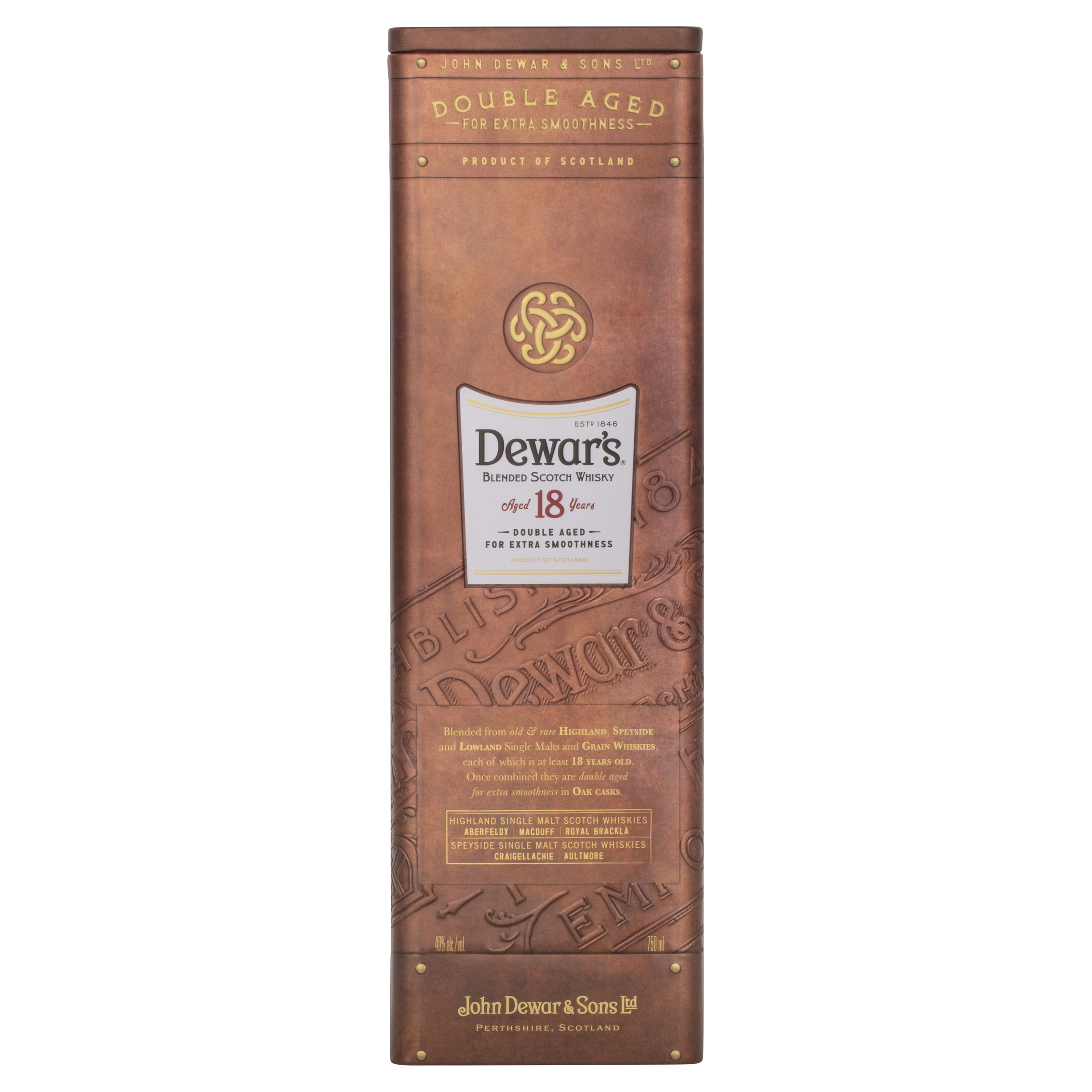 dewar's 18 year old blended scotch whisky 750ml