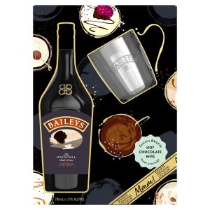Baileys Original Irish Cream Liqueur 700mL Gift Pack Bottle