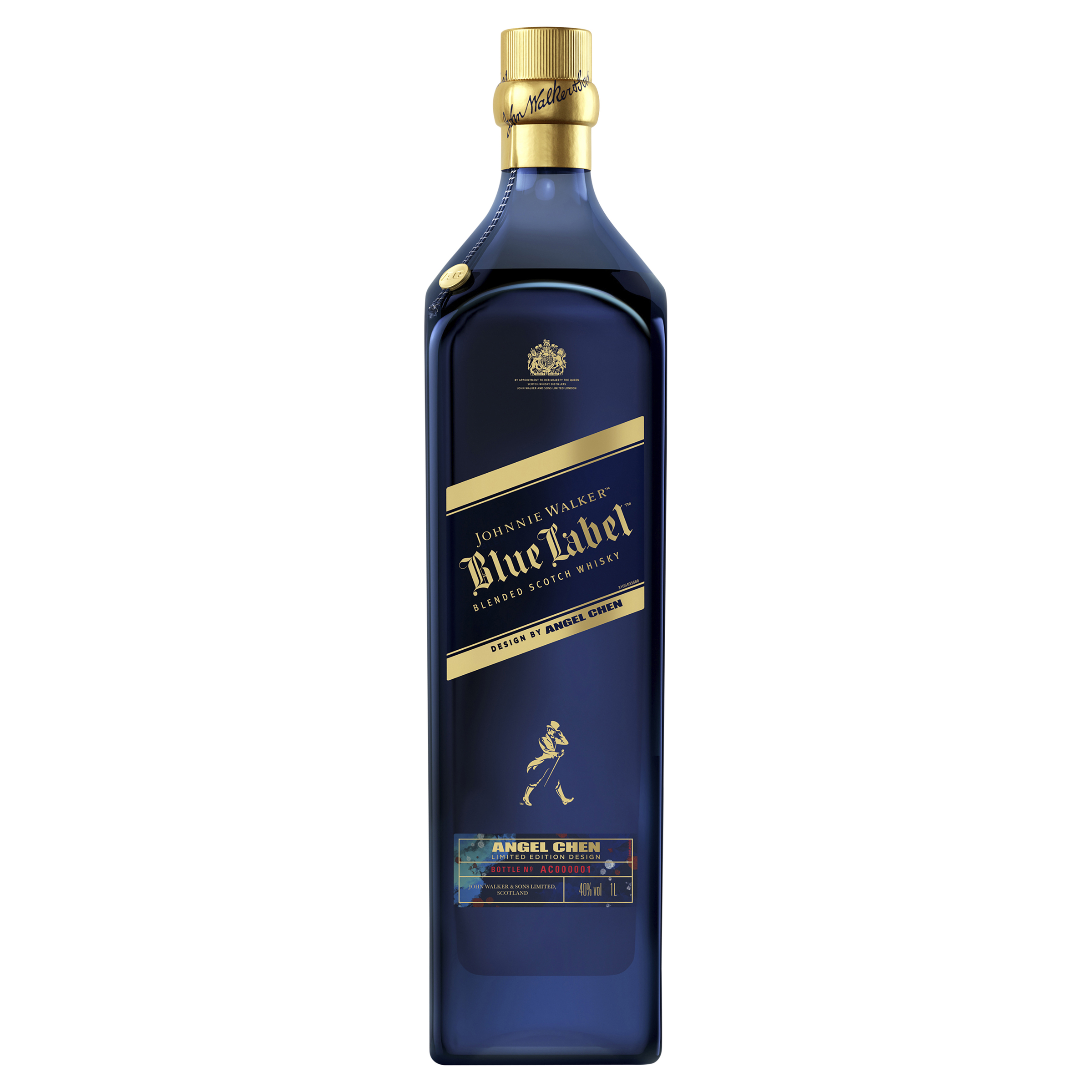 johnnie walker blue label blended scotch whisky, limited edition lunar new year design 750ml