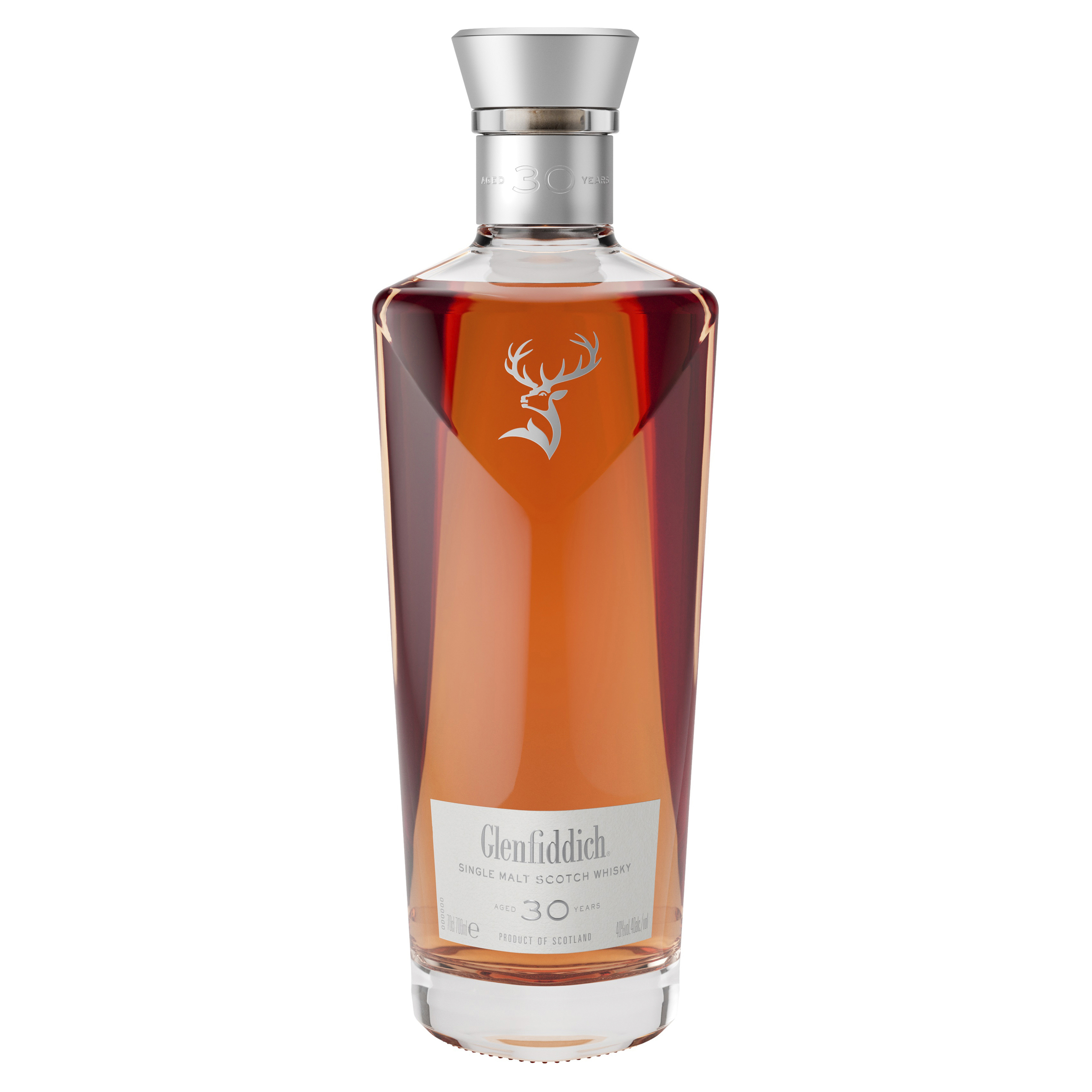 glenfiddich 30 year old 'suspended time' single malt scotch whisky 700ml