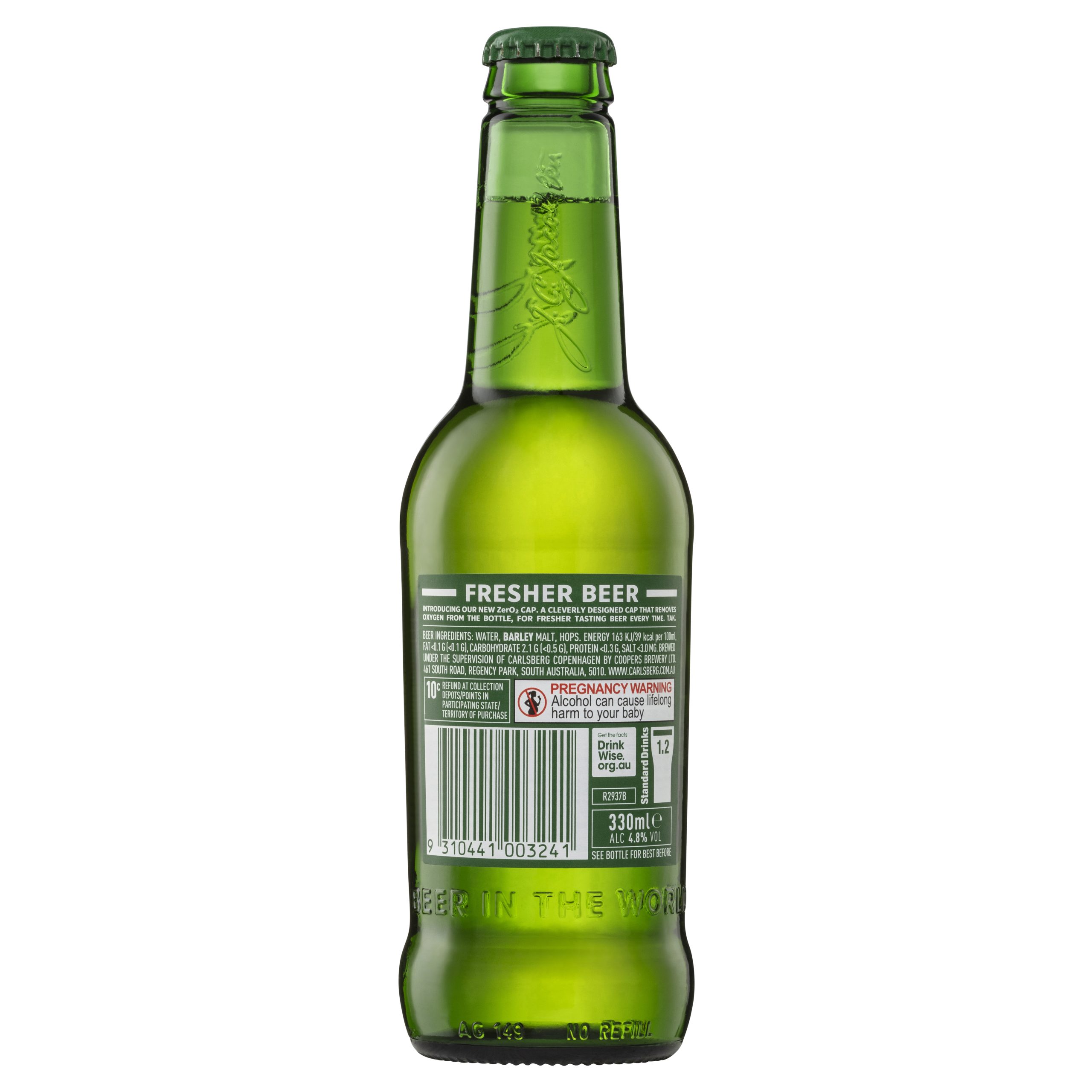 carlton draught with a splash of lemonade 2.0% 330ml 24 pack bottle