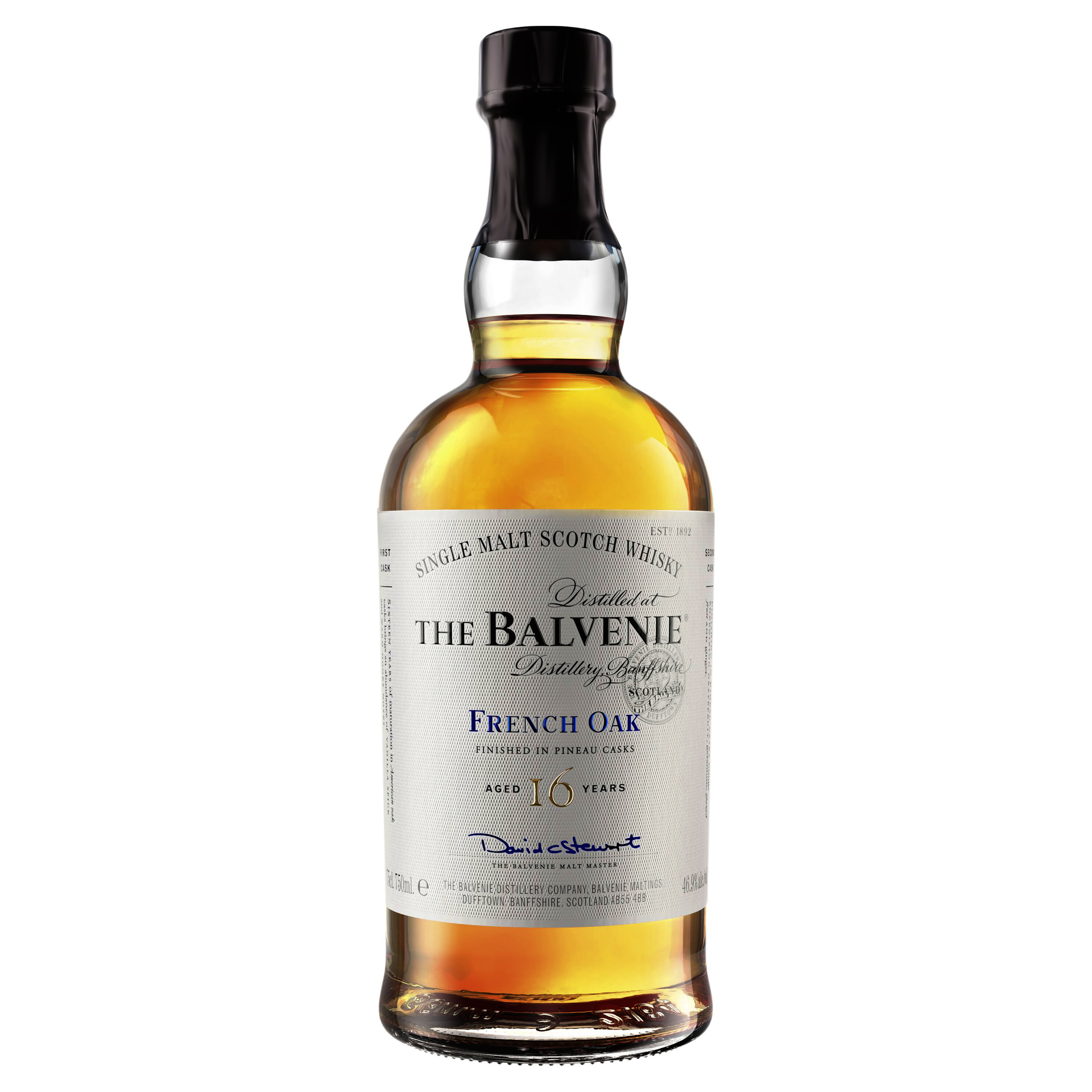 the balvenie 16 year old french oak pineau cask single malt scotch whisky 700ml