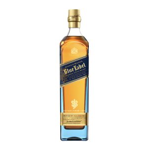 johnnie walker blue label blended scotch whisky 700ml gift pack with glasses