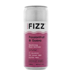 Hard FIZZ Passionfruit & Guava Seltzer 4% 330ml Can