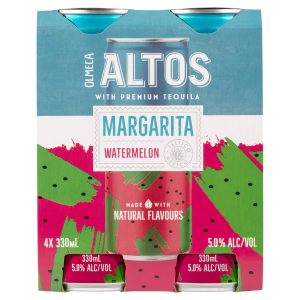 Altos Margarita Watermelon 330ml 4 Pack Bottle