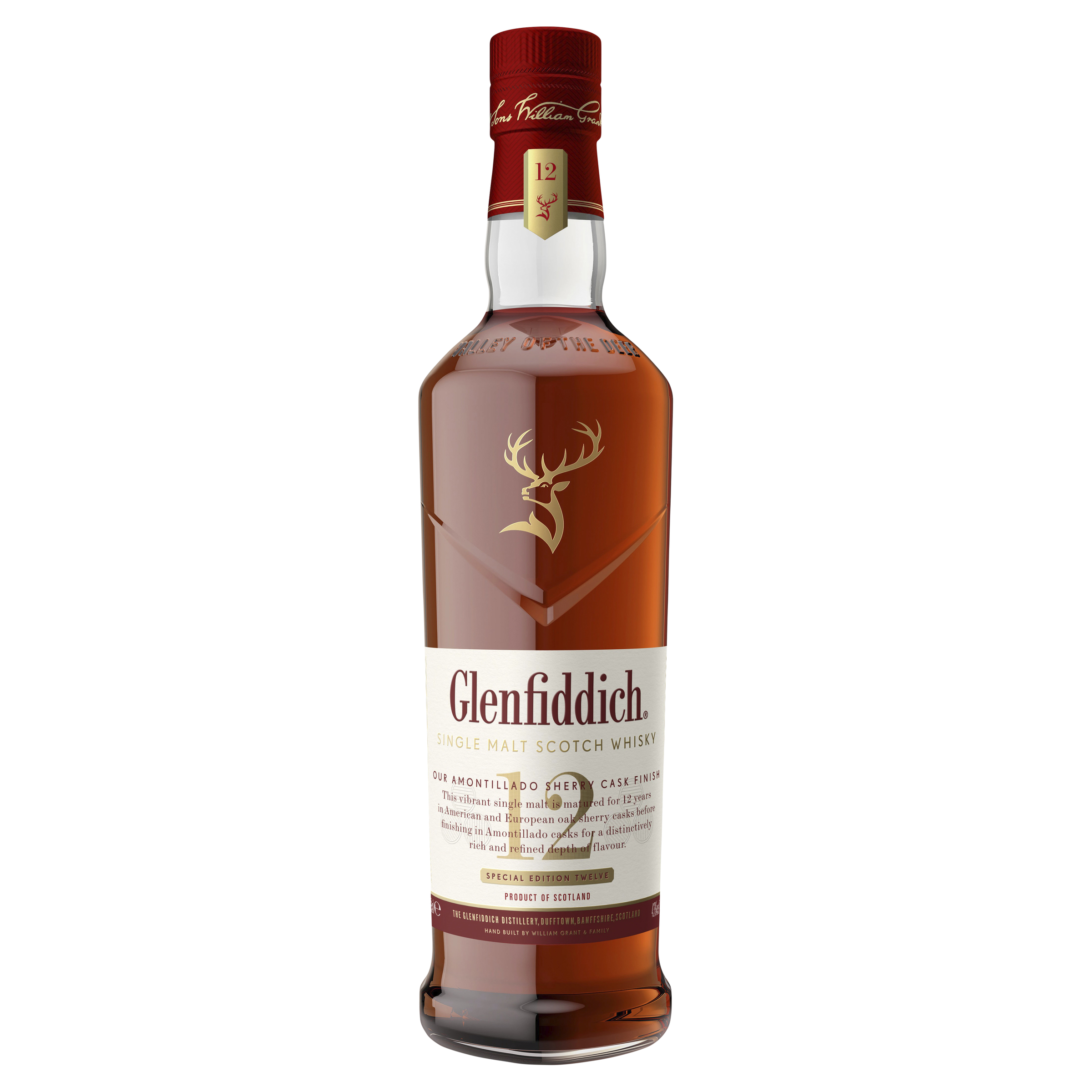 glenfiddich 12 year old sherry cask single malt scotch whisky 700ml