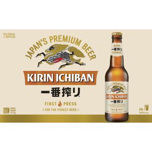 Kirin Ichiban 330mL Bottle 24 Pack