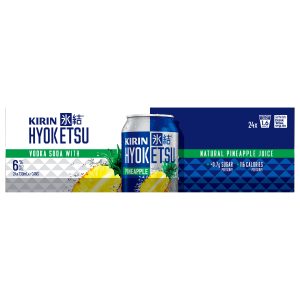 Kirin Hyoketsu Vodka Soda Pineapple 330mL Can 24 Pack