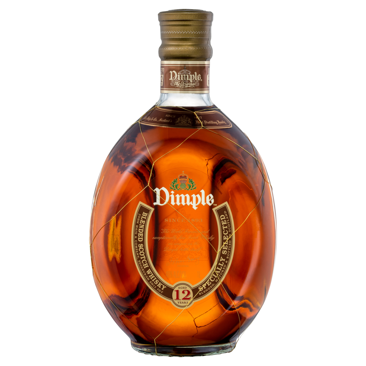 dimple blended scotch whisky 12 years old 1l bottle