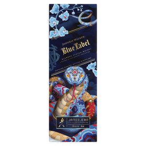 johnnie walker blue label blended scotch whisky, limited edition lunar new year, year of the snake 750ml