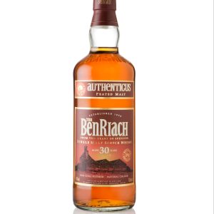 benriach 30yo authenticus single malt scotch whisky 700ml