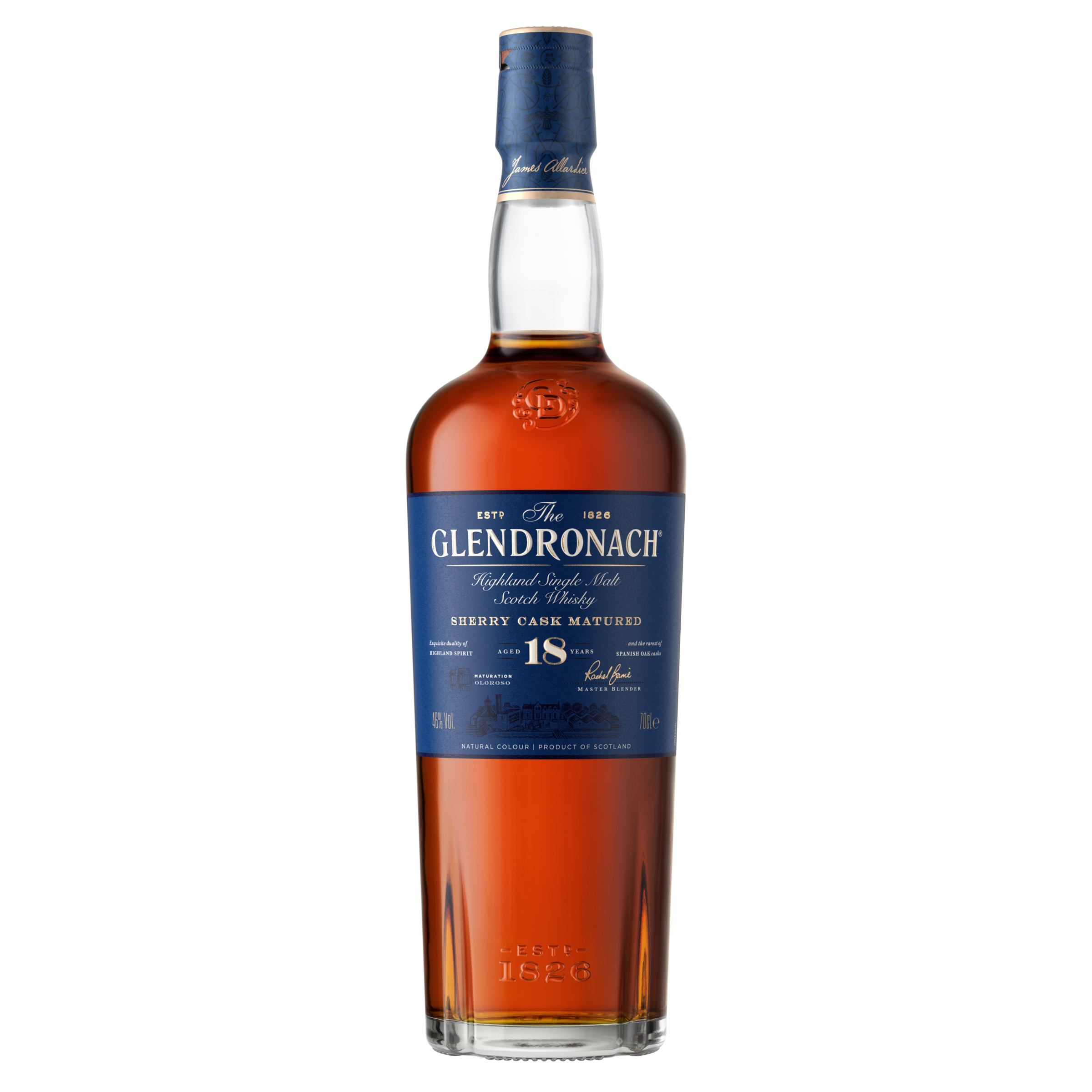 the glendronach 18yo single malt scotch whisky 700ml