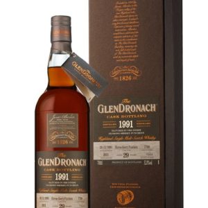 the glendronach 29yo single malt scotch whiskey cask strength #7708 700ml