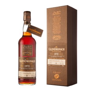 the glendronach 40yo single malt scotch whiskey cask strength, 1972 #710 700ml
