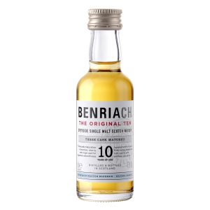 benriach the original ten speyside single malt scotch whisky 50ml 12 pack