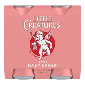 Little Creatures Little Hazy Lager 375mL Can 4 Pack